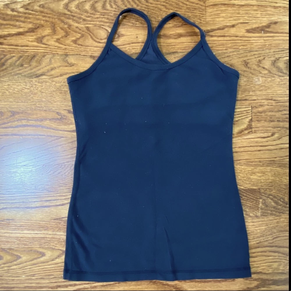 Lululemon power y tank size 4 black